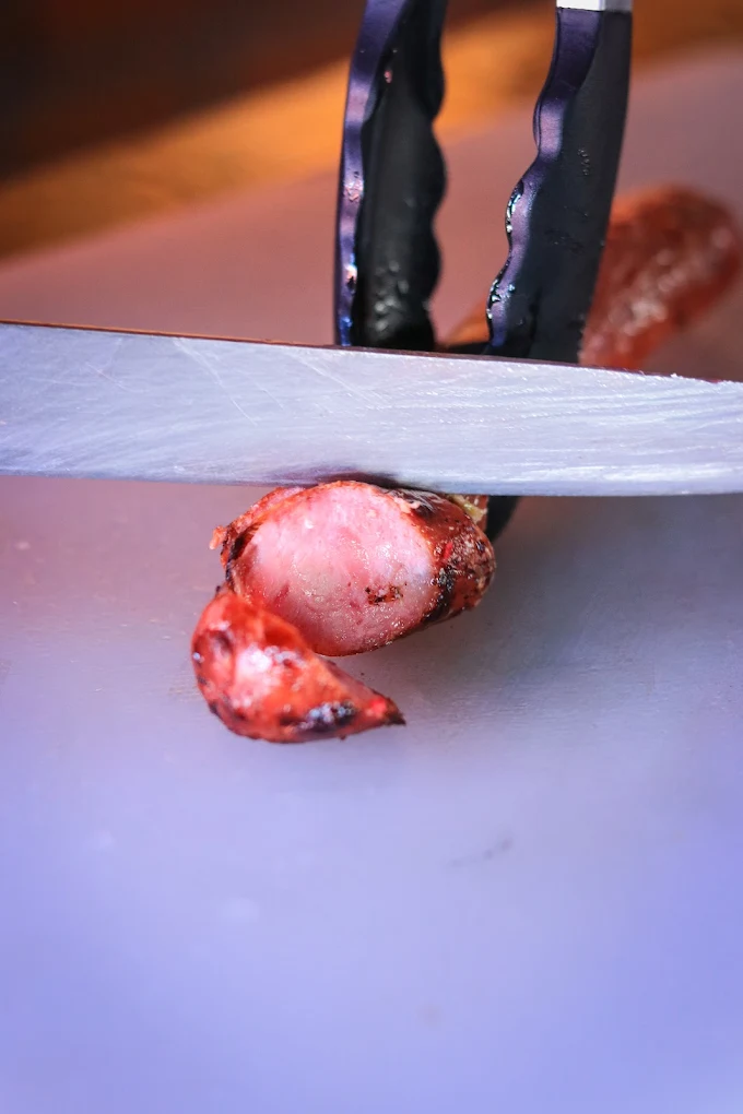 Linguiça com Queijo Coalho
